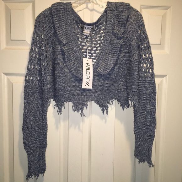 Mid-drift open knit sweater - Picture 6 of 6